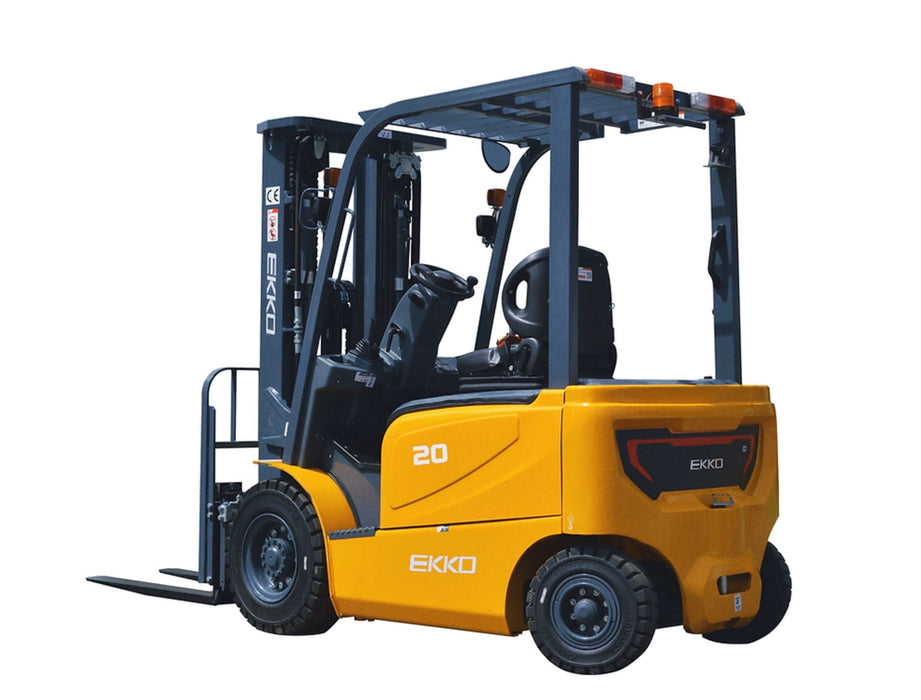 4 - Wheel Electric Forklift 4500 lbs Capacity, 189" Height | Ekko EK20GS - ForkLift USA