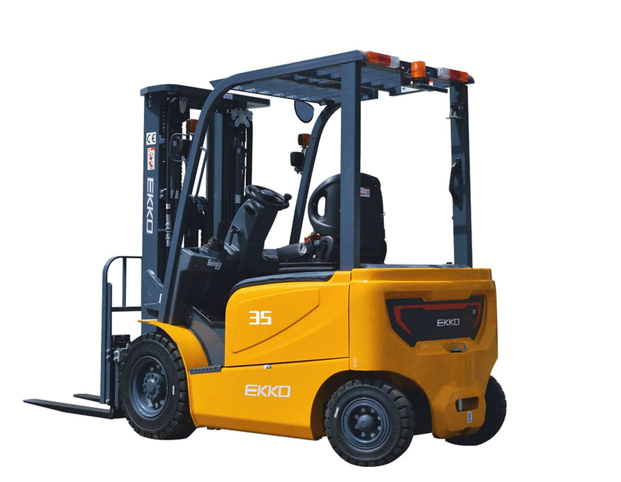 4 - Wheel Electric Forklift 7000 lbs Capacity, 189" Height | Ekko EK35GB - ForkLift USA