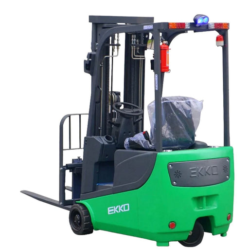 3 - Wheel Electric Forklift 3300 lbs Capacity, 189" Height | Ekko EK15A - 189LI - ForkLift USA