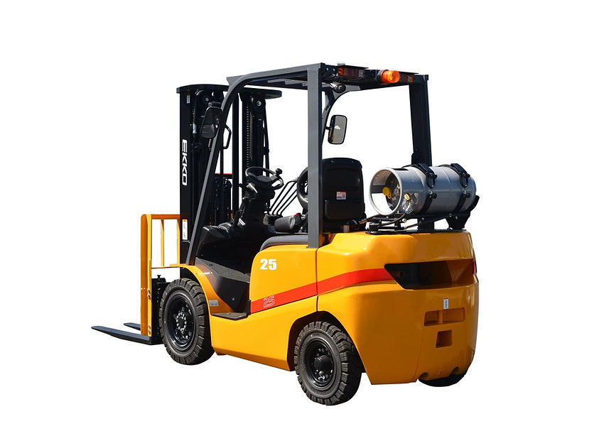 Forklift with solid pneumatic tires 4000 lbs., cap. | No LP Tank | EK20TLP