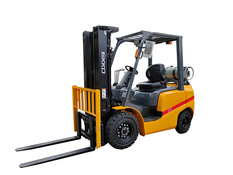 Forklift with solid pneumatic tires 4000 lbs., cap. | No LP Tank | EK20TLP