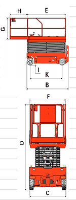 Aerial Work Platform Lift Height 13' (157'') | ES40E - ForkLift USA