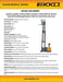 Counterbalanced Walkie Stacker SIDE - SHIFTING | EK14S - 130 - ForkLift USA