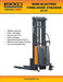 Electric Fork - Over Stacker 3300lbs. Cap., 119.3" Height | EA15C - ForkLift USA