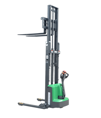 Electric Straddle Stacker 2800 lb Cap., 119" Height | EB13E - Li - ForkLift USA