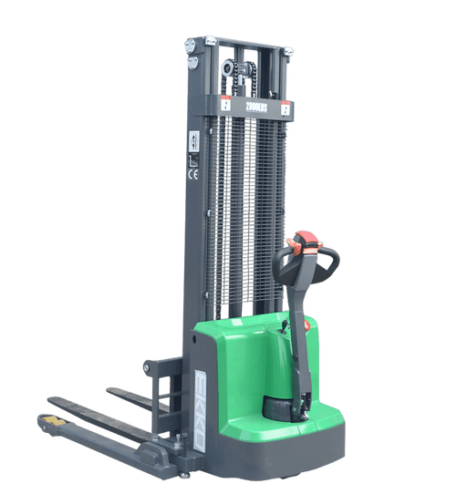 Electric Straddle Stacker 2800 lb Cap., 138" Height | EB13E - 138Li - ForkLift USA