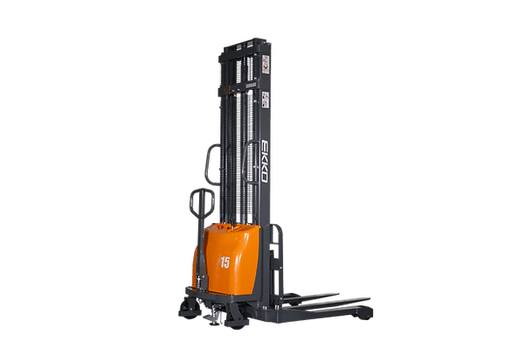 Electric Straddle Stacker 3300lbs. Cap., 118" Height | EA15A - ForkLift USA