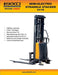 Electric Straddle Stacker 3300lbs. Cap., 119.4" Height | EA15B - ForkLift USA