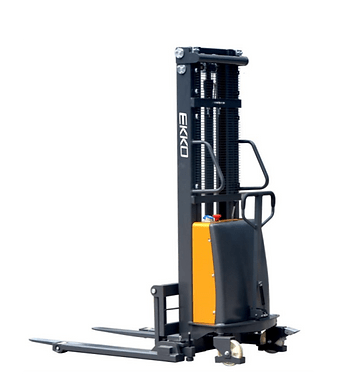 Electric Straddle Stacker 3300lbs. Cap., 119.4" Height | EA15B - ForkLift USA