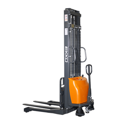 Electric Straddle Stacker 3300lbs. Cap., 138" Height | EA15A - 138 - ForkLift USA