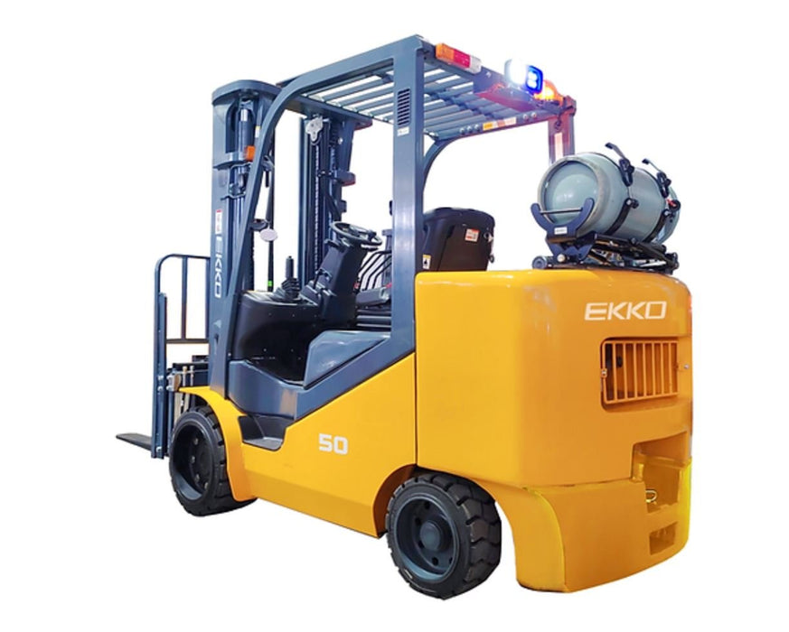 LPG Forklift EK50LP with 10,000 lbs capacity and 185" lift