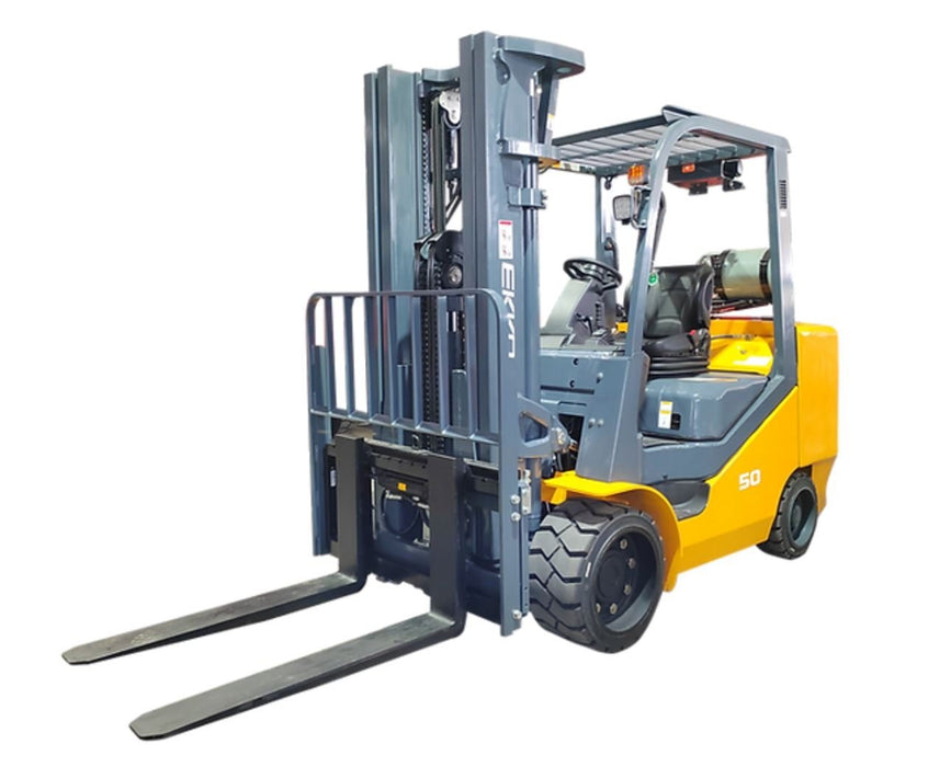 LPG Forklift EK50LP with 10,000 lbs capacity and 185" lift