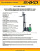 Lithium Counterbalanced Walkie Stacker SIDE - SHIFTING | EK14S - 130Li - ForkLift USA