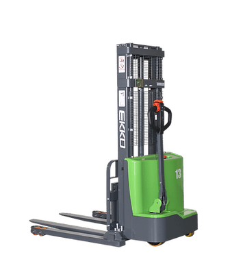 Lithium Straddle Stacker 2800 lb Cap., 118" Height | EB13C - 118Li - ForkLift USA