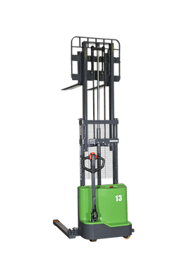 Lithium Straddle Stacker 2800 lb Cap., 118" Height | EB13C - 118Li - ForkLift USA