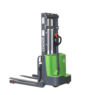 Lithium Straddle Stacker 2800 lb Cap., 145" Height | EB13C - 145Li - ForkLift USA