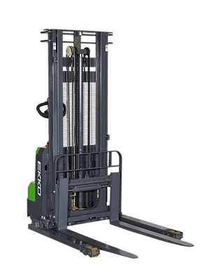 Lithium Straddle Stacker 3000 lb. Cap, 118" Height, Side Shift | EB14CS - 118Li - ForkLift USA