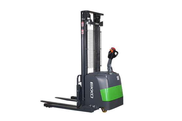 Lithium Straddle Stacker 4000 lb Cap., 138" lift | EB18C - 138Li - ForkLift USA