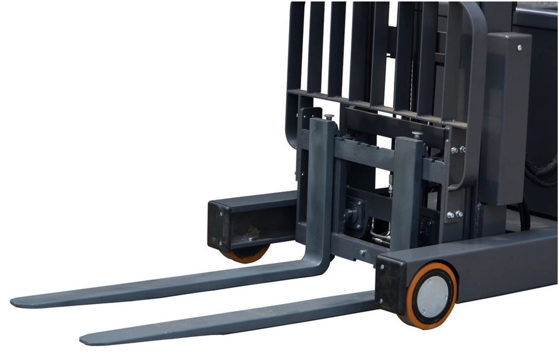 Moving Mast Walkie Reach Truck 3300lbs. Cap., 216" Height | EKKO EH15TH - ForkLift USA