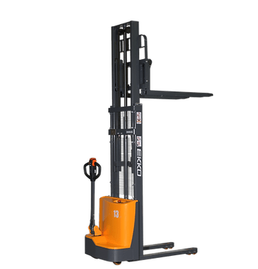 Powered Fork Over Stacker 2800 lb Cap., 118" Height | EB13CD - ForkLift USA