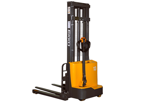 Powered Straddle Stacker 2800 lb Cap., 118" Height | EB13C - 118 - ForkLift USA