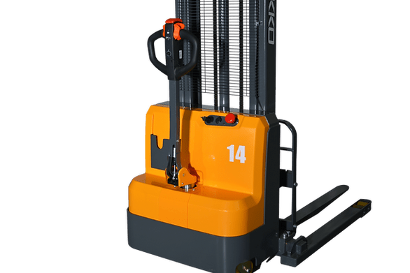 Powered Straddle Stacker 3000 lb. Cap., 138" Height | EB14C - 138 - ForkLift USA