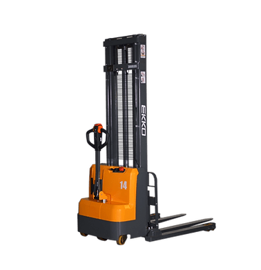 Powered Straddle Stacker 3000 lb. Cap., 138" Height | EB14C - 138 - ForkLift USA