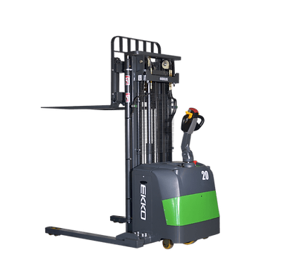 Powered Straddle Stacker 4400 lb Cap., 177" Height| EB20CS - 177Li - ForkLift USA