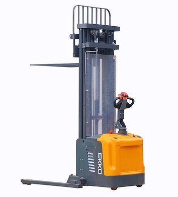 Powered Straddle Stacker 4400 lb Cap., 216" Height | EB16EA - ForkLift USA