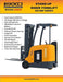 Rider Forklift, 4000 lb Cap., 216" Lift Ht. 48V | EK18RF - ForkLift USA