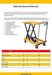 Scissor Lift Table Cart 330 lb Capacity | T15 - ForkLift USA