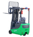 3-Wheel Electric Forklift 3300 lbs Capacity, 189" Height | Ekko EK15A-189LI Forklift EKKO 